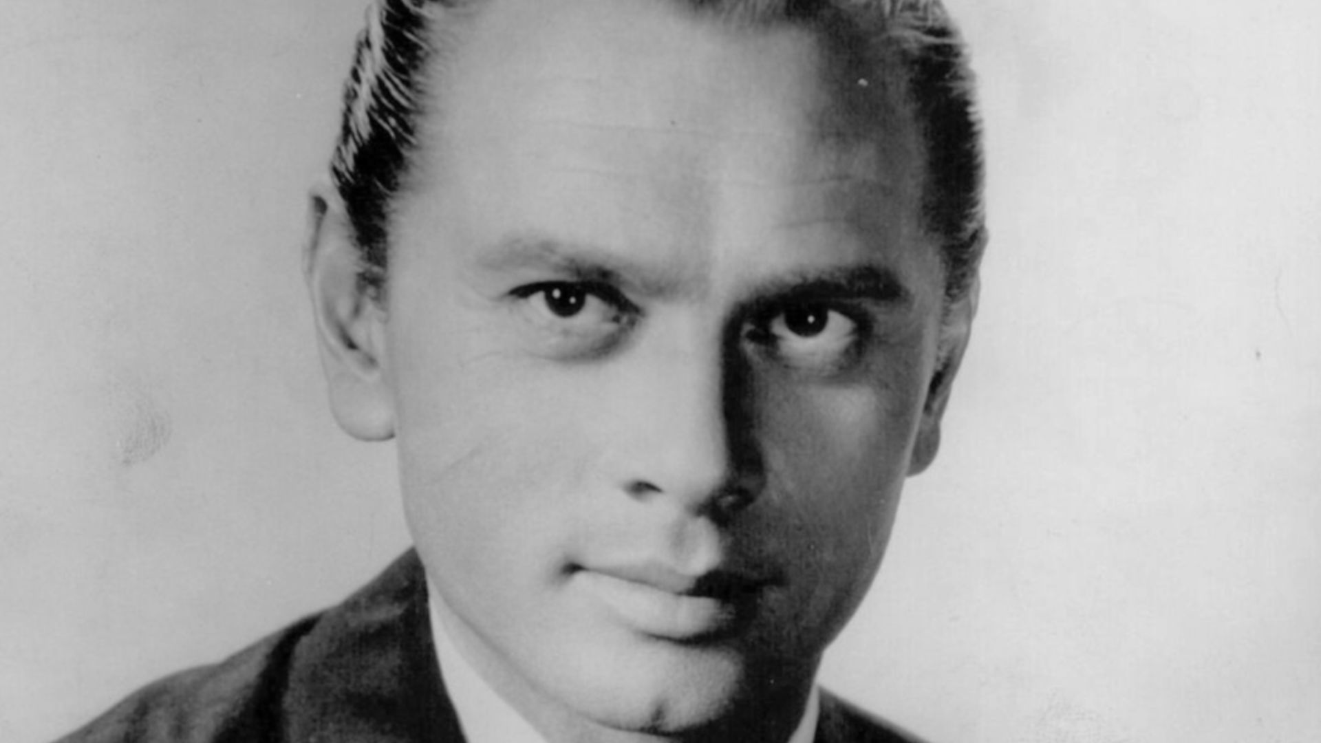 Russian actor Yul Brynner in a publicity press photograph of 1959.