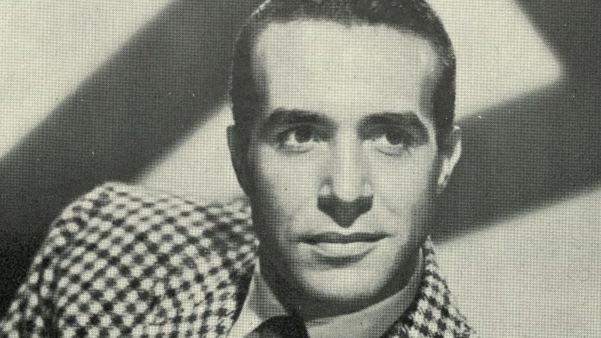 Fotografía de Ricardo Montalbán en el Directorio de Artistas mexicanos de 1954.