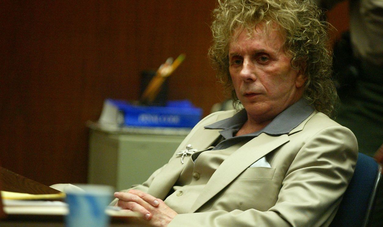 Pre-Trial Conference For Phil Spector LOS ANGELES - OCTOBER 27: Music Producer Phil Spector sits during a Pre-Trial Conference at the Los Angeles Superior Court on October 27, 2005 in Los Angeles, California.