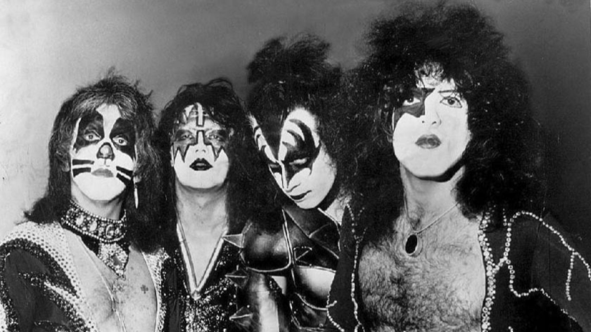 Rock band Kiss in 1976.