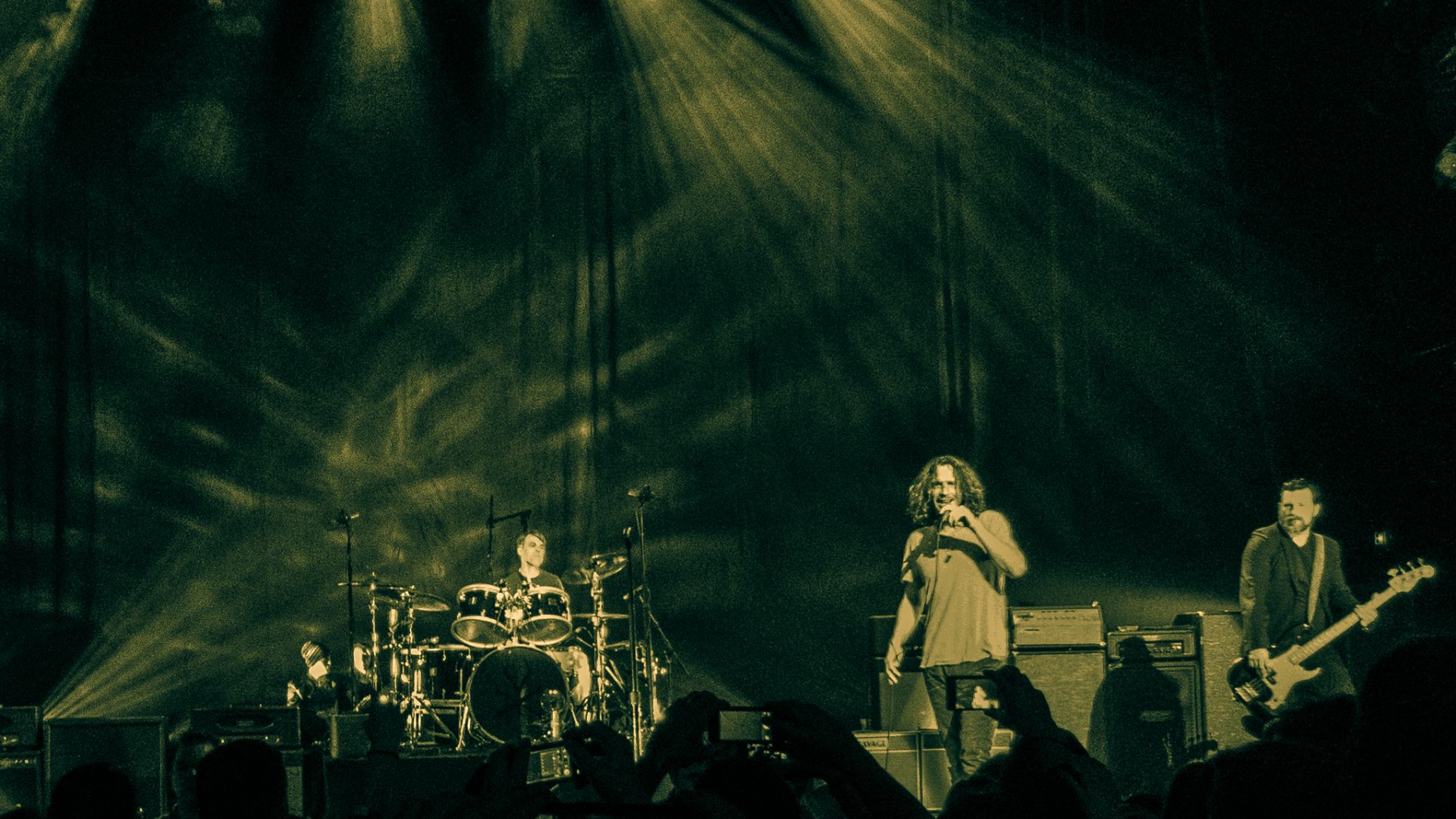Soundgarden performing live at Paramount Theatre, Seattle (2013).