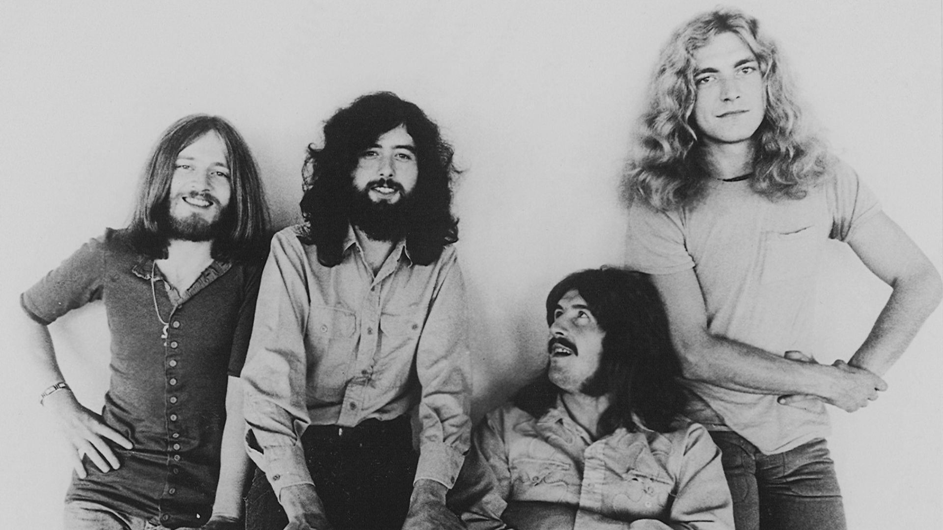 Promotional photograph of the band Led Zeppelin, 1971
