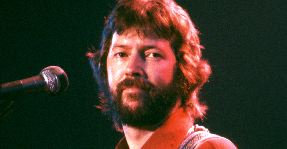 Eric Clapton performs onstage 1975