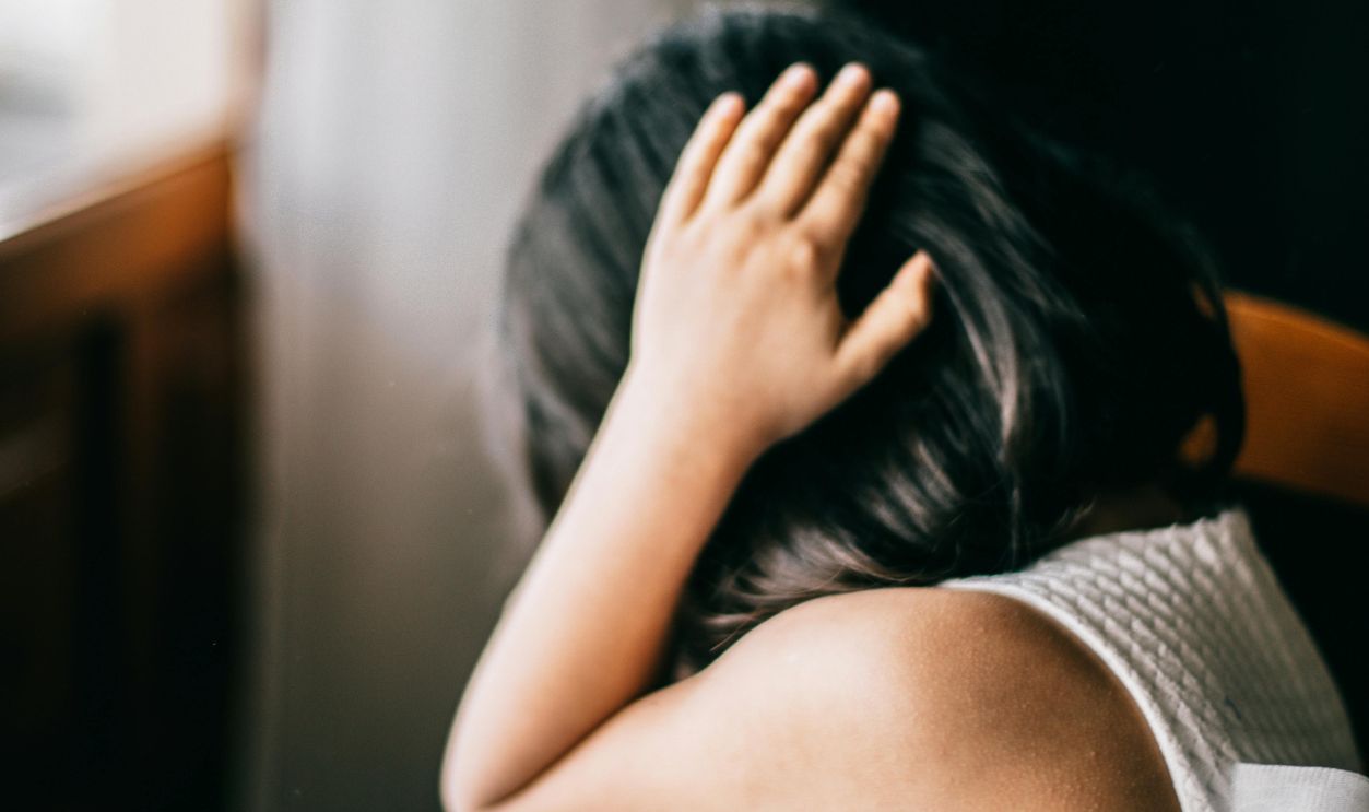 Girl Child Worried