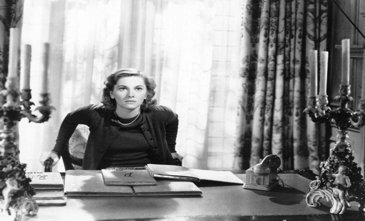 Promotional photograph of Joan Fontaine in the film Rebecca