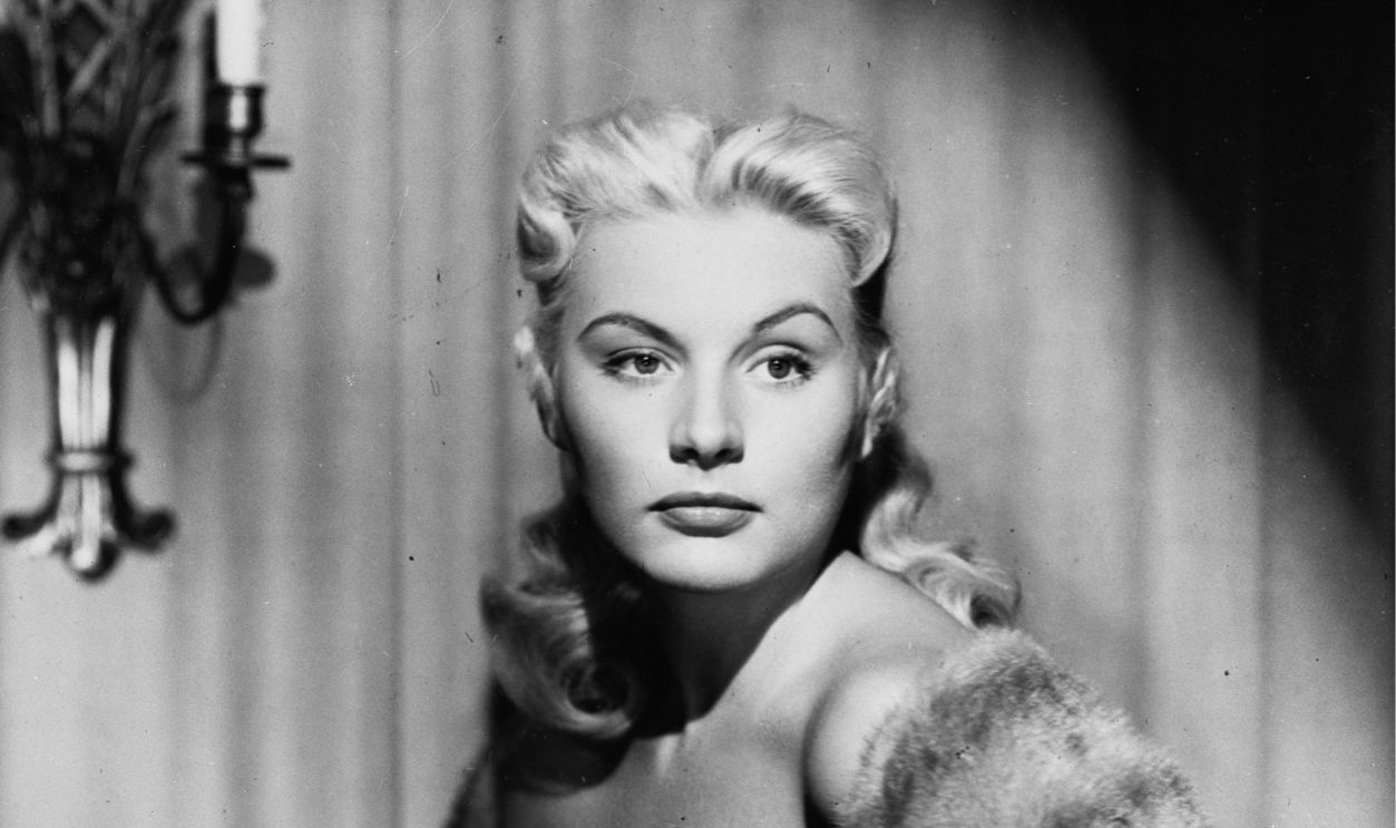 Two copy negatives of Barbara Payton (Mrs Franchot Tone), 20 November 1951..