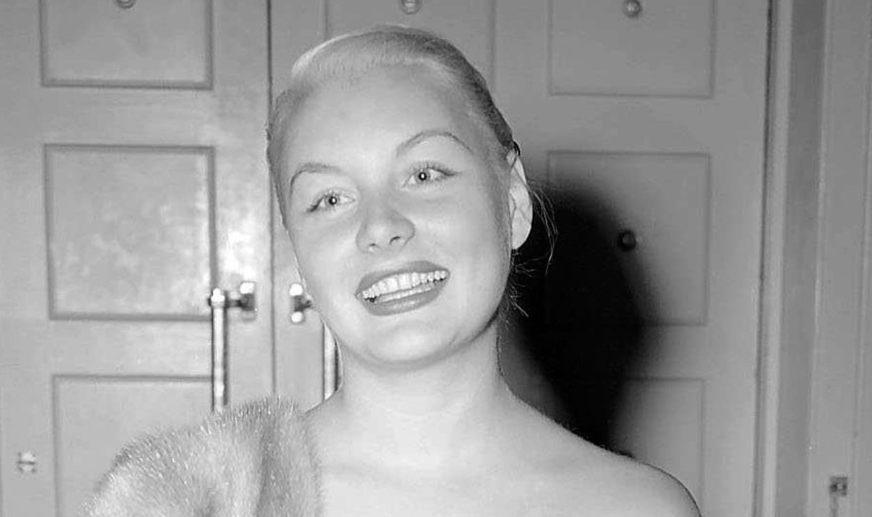 American film actress Barbara Payton in London. July 1952.