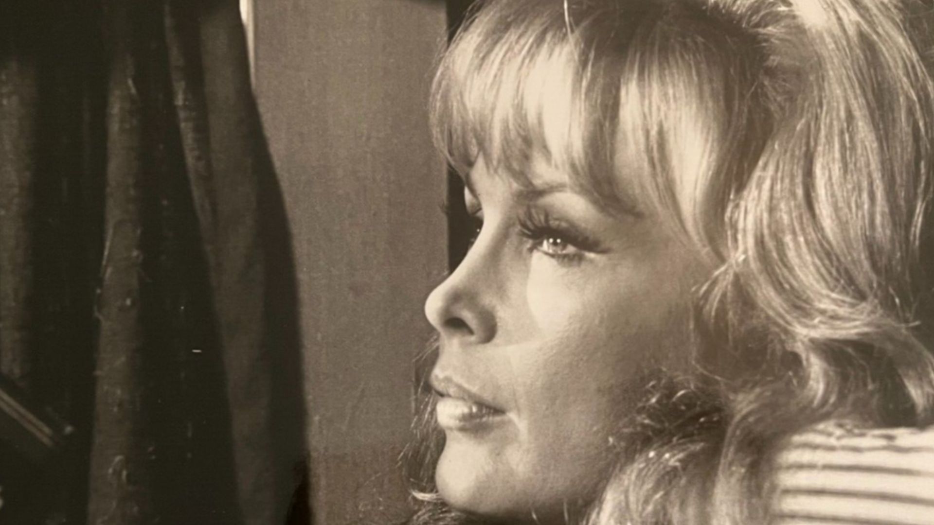 Barbara Eden in a scene from the tv movie, The Stranger Within.