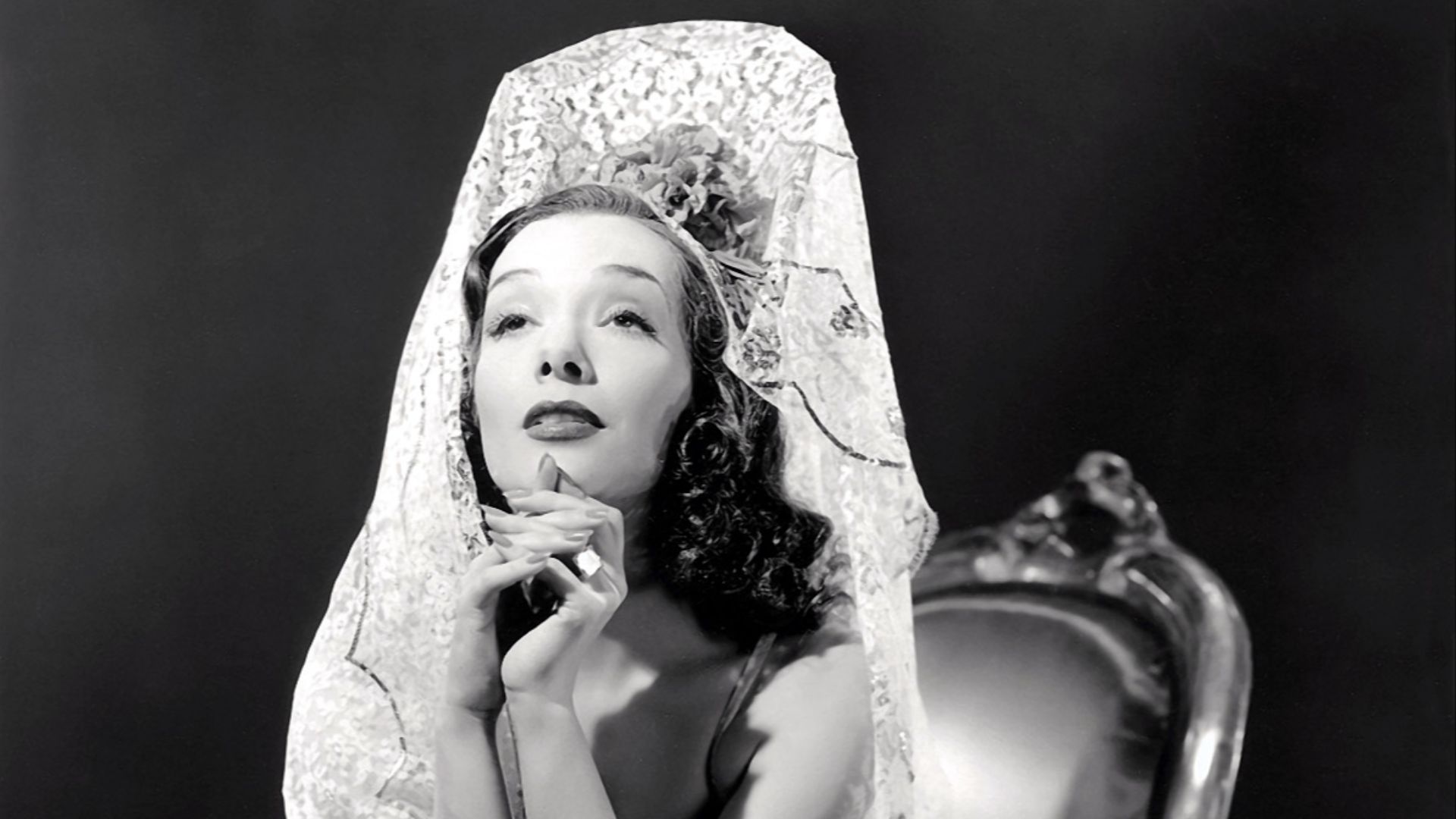 Studio publicity portrait of Lupe Vélez for film Mexican Spitfire (1940).