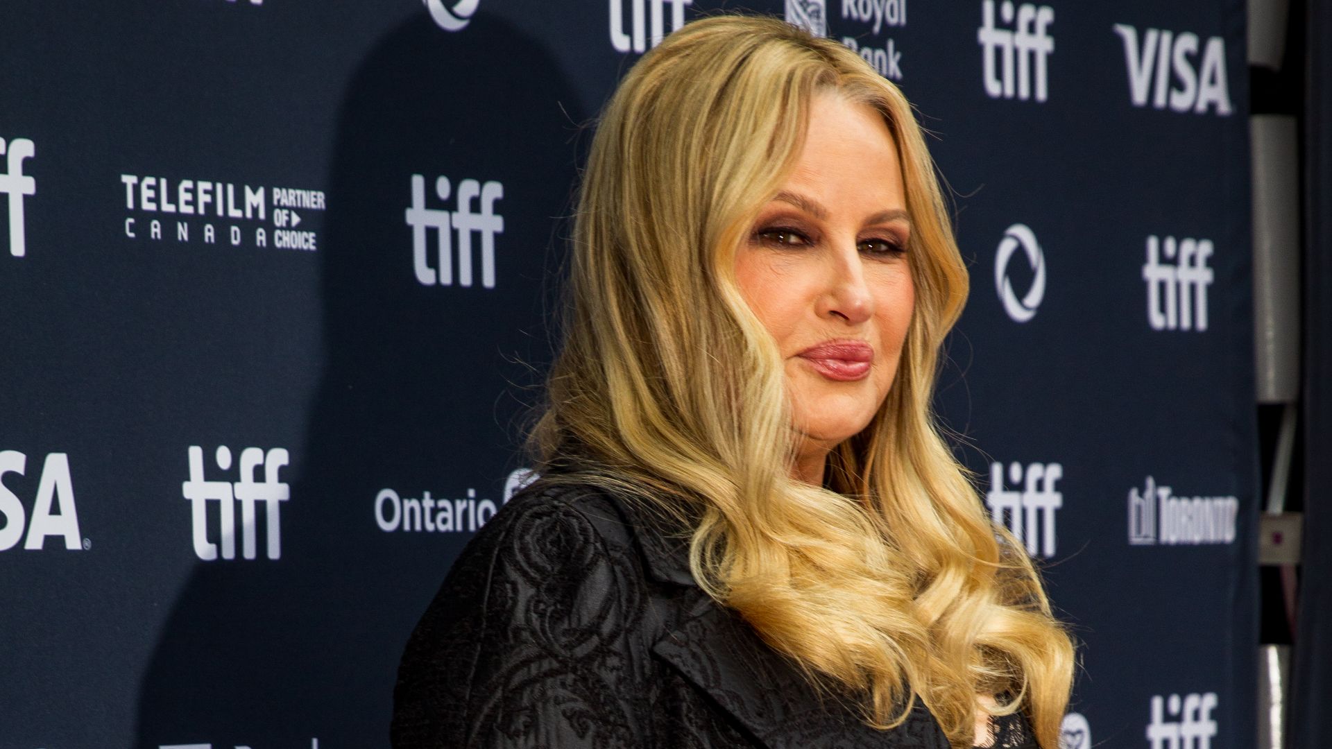 Jennifer Coolidge, actor, at the 2024 Toronto International Film Festival (TIFF) for the movie Riff Raff.
