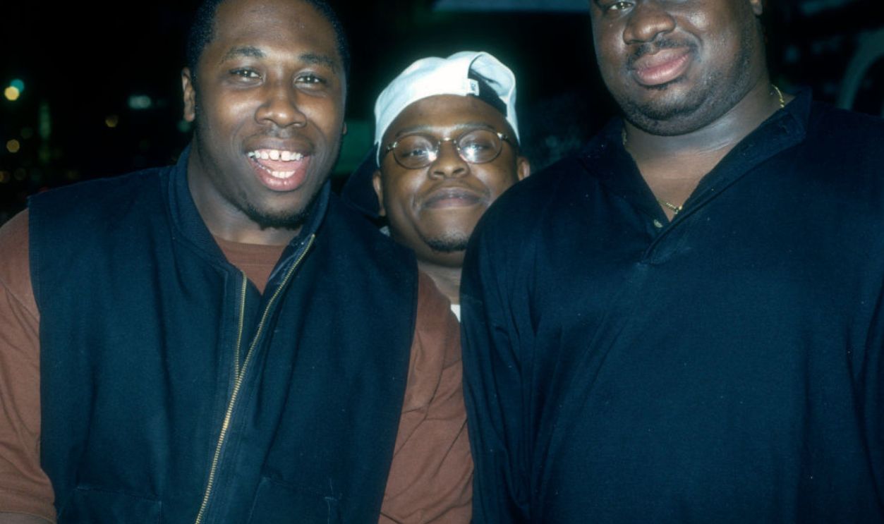 Scarface Portrait Shoot NEW YORK, NEW YORK--SEPTEMBER 10: Rapper Scarface (aka Bradley Terrence Jordan; Mr. Scarface; Face; DJ Akshen; Facemob; Creepy) of The Geto Boys appears in a portrait with his crew taken on September 10, 1994 in New York City.