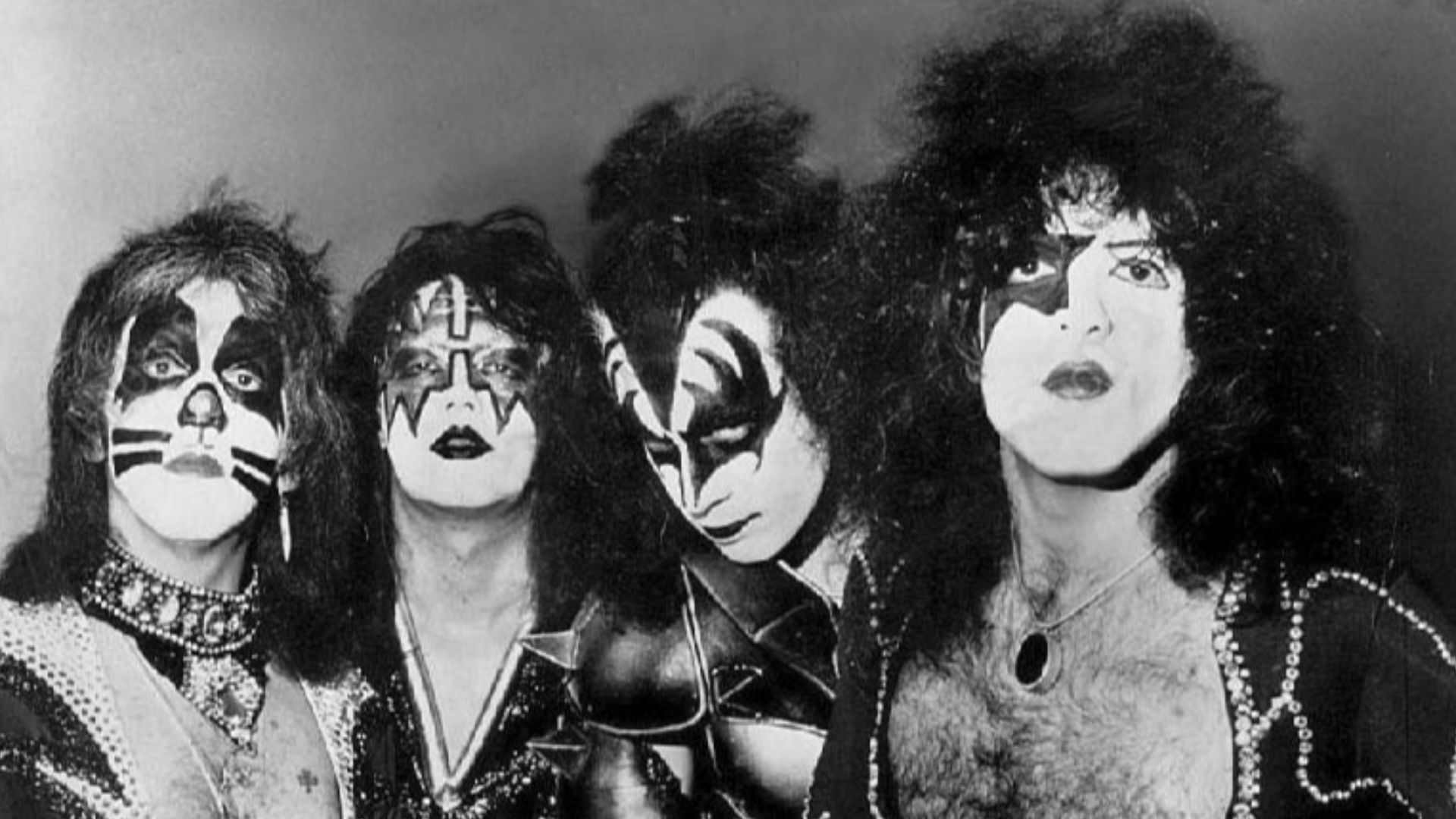 Rock band Kiss in 1976.