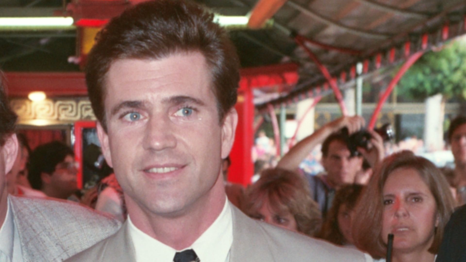 Photo taken at the Filmex benefit premiere of the movie AIR AMERICA, 1990

Permission granted to copy, publish or post but please credit