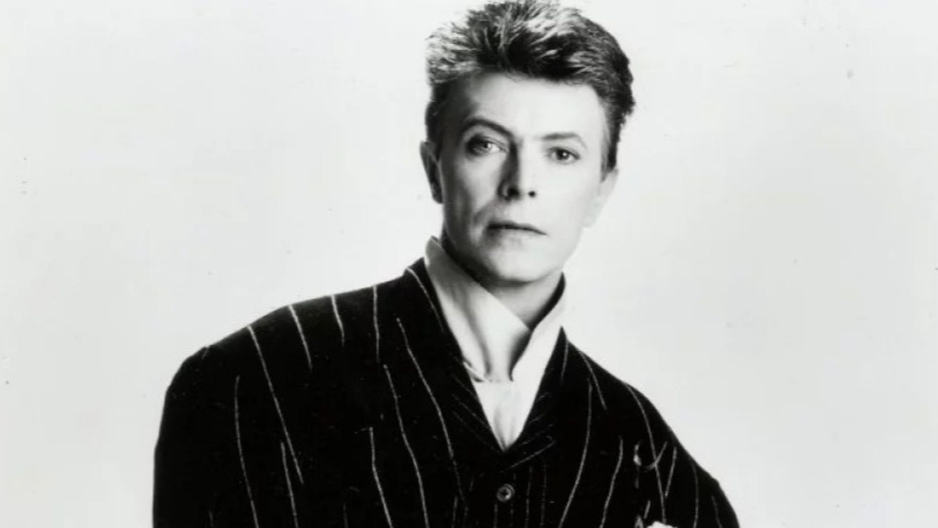 David Bowie in promotional photo for album Tonight, 1984.