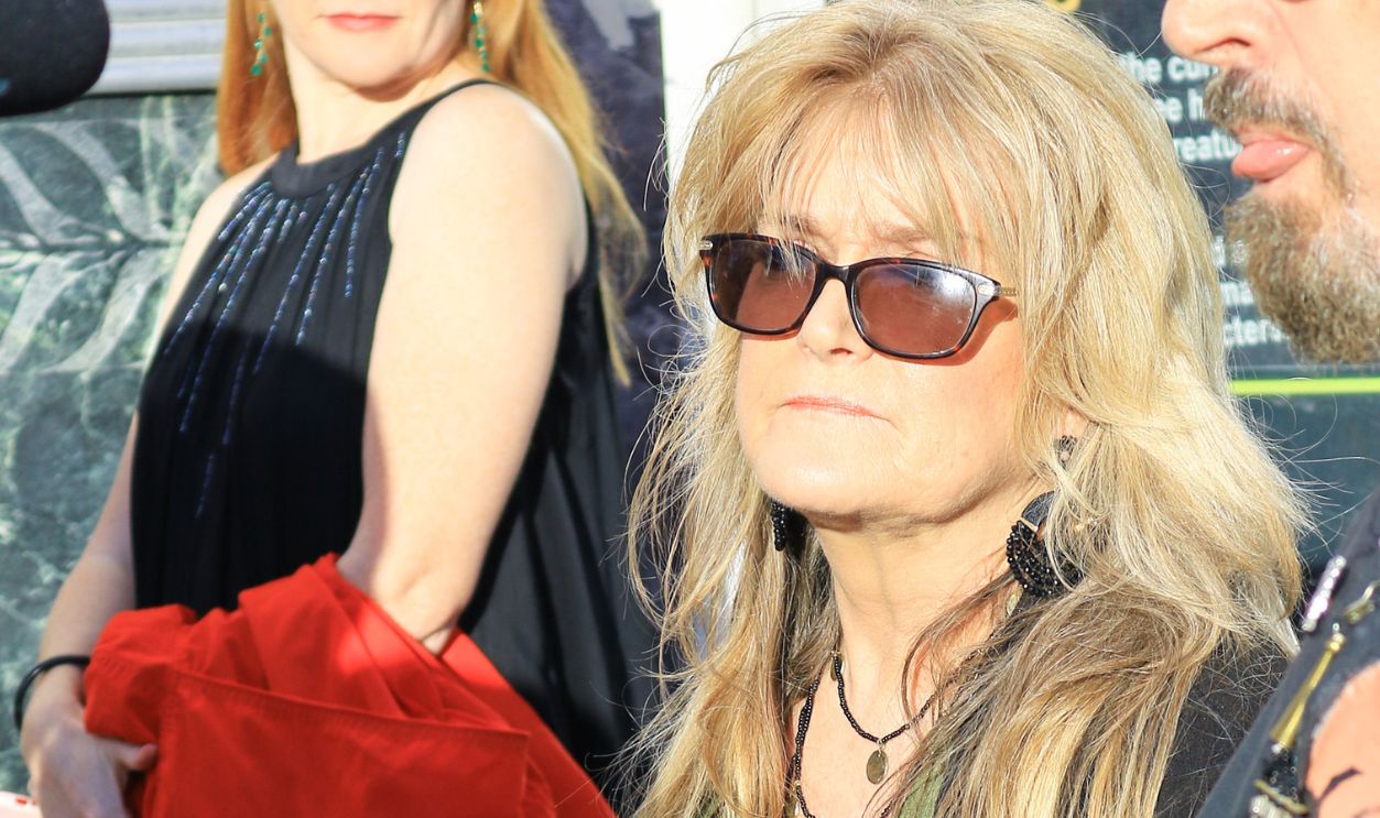 Susan Olsen is seen on April 24, 2019 in Los Angeles, California. 