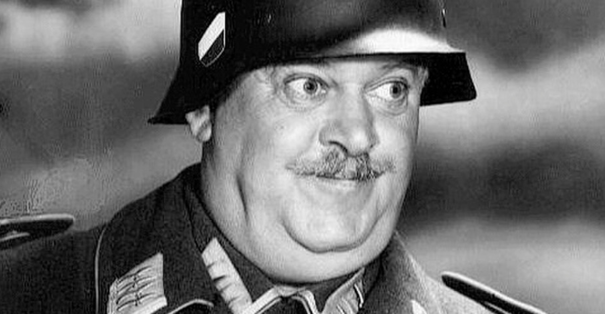 Photo of John Banner as Sergeant Schultz from the television comedy Hogan's Heroes.