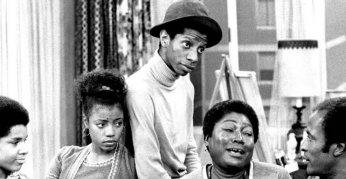 Photo of the Evans family from the television program Good Times.