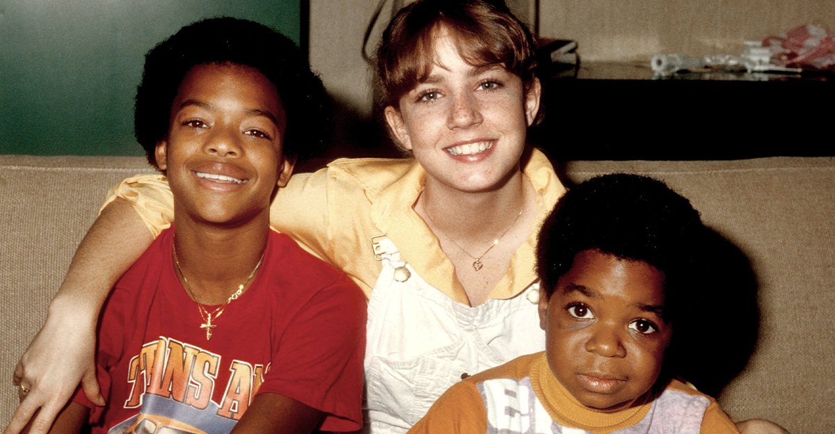 Photo of Dana Plato, Gary Coleman, and Todd Bridges.