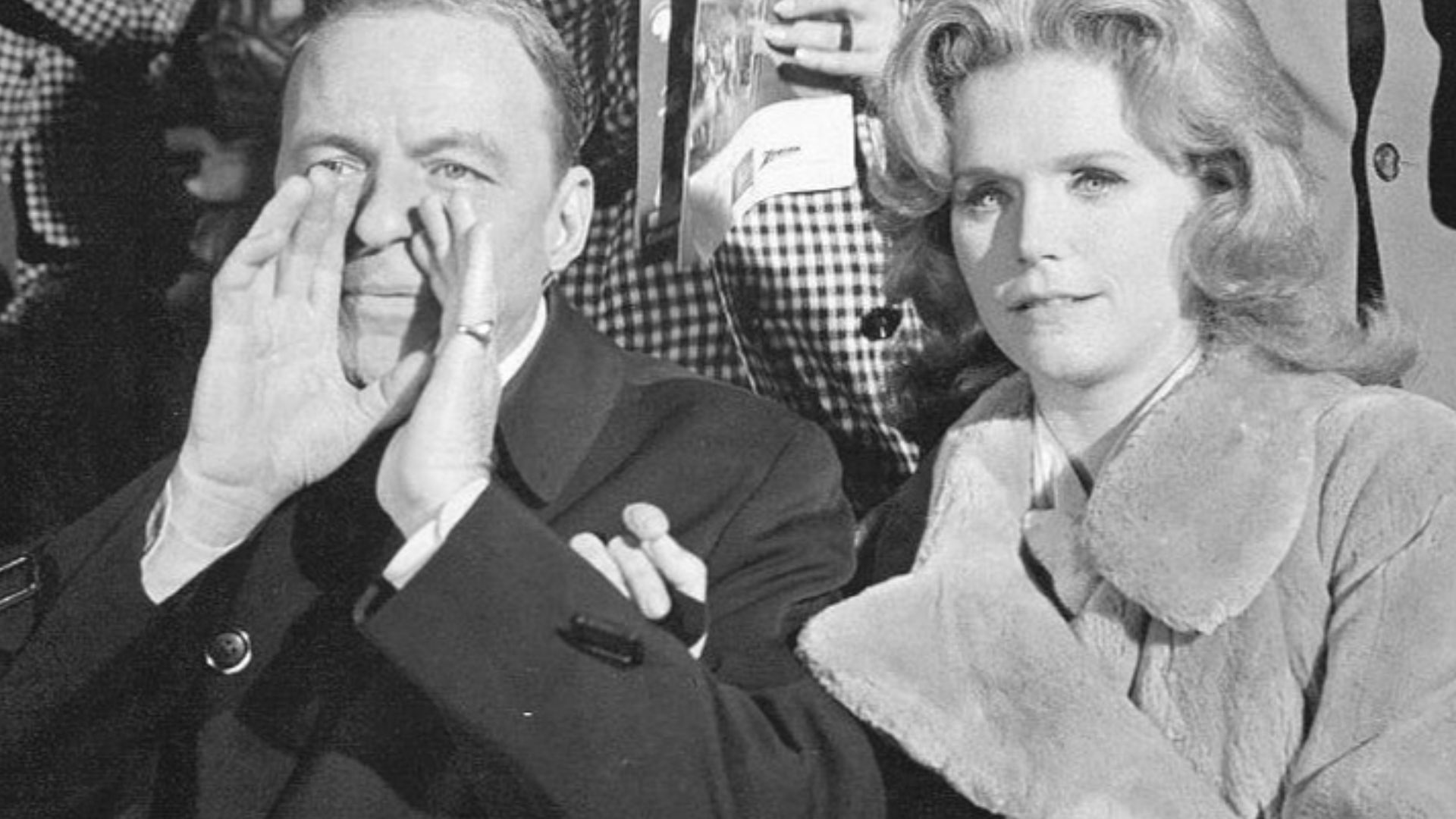 Photo of Frank Sinatra and Lee Remick from the film ‘’The Detective’’.