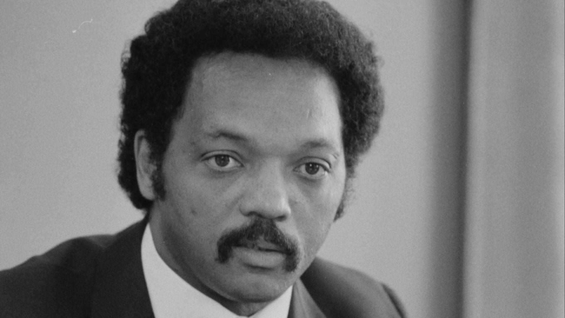 Jesse Jackson speaking during an interview in July 1, 1983.