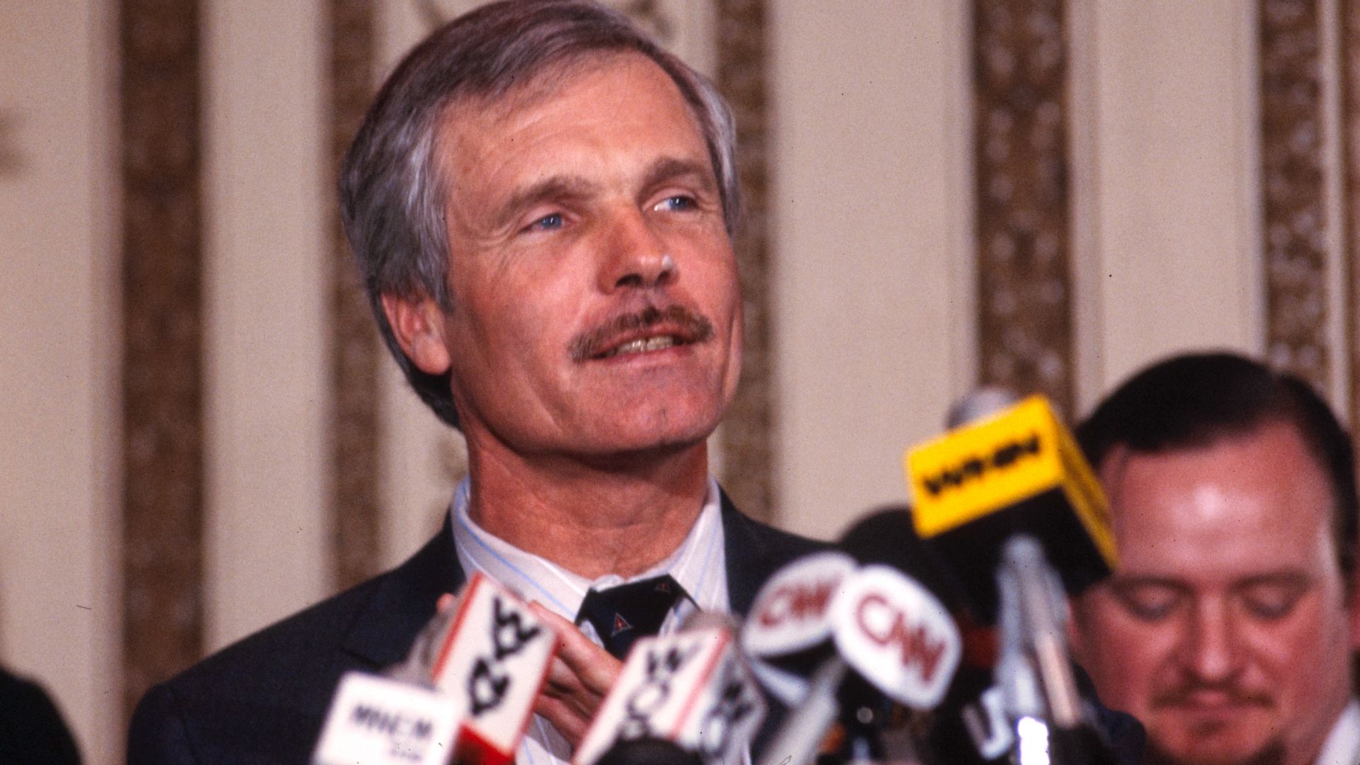 Title: Ted Turner
Creator(s): Gotfryd, Bernard, photographer
Date Created/Published: April 1985.
Medium: 1 photograph : color transparency ; 35mm (slide format)
Reproduction Number: LC-DIG-gtfy-04229 (digital file from original)
Rights Advisory: No known 