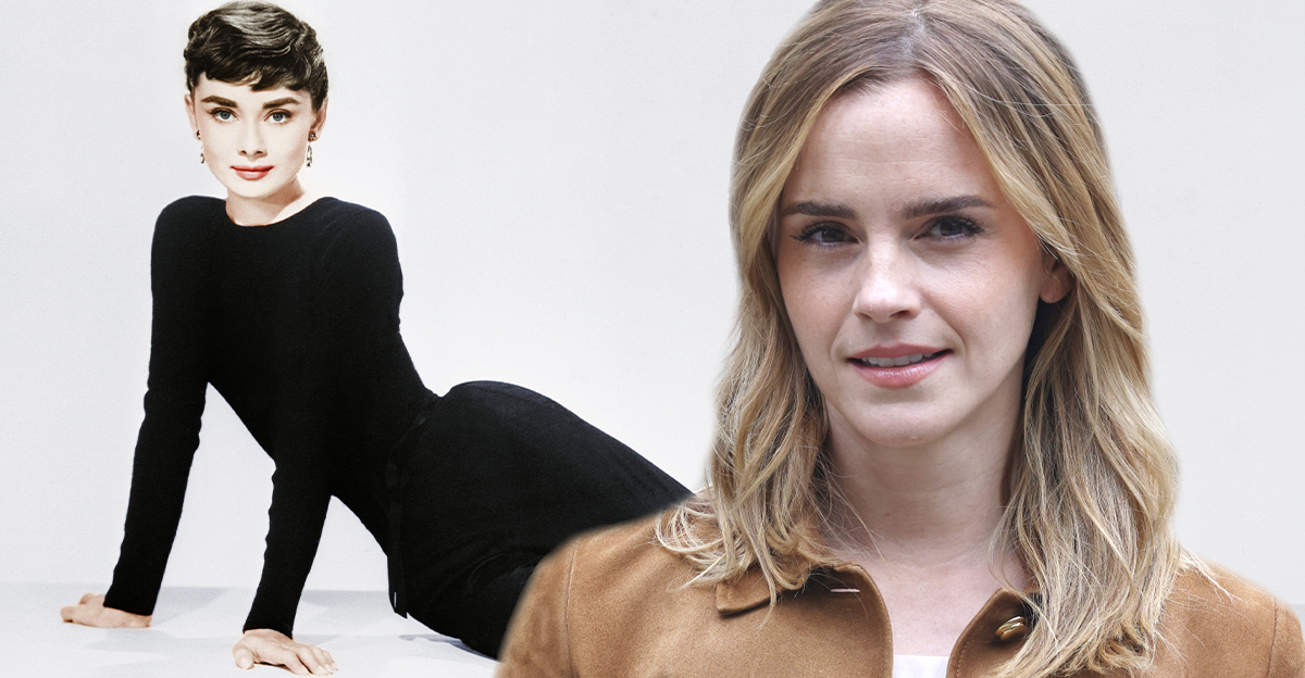 Audrey Hepburn and Emma Watson Collage