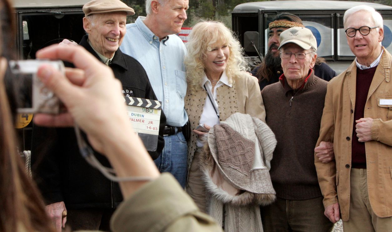 Getty Images-563990555, From left: Charles Dubin, director of the most episodes, Mike Farrell who played Cpt. BJ Hunnicut,