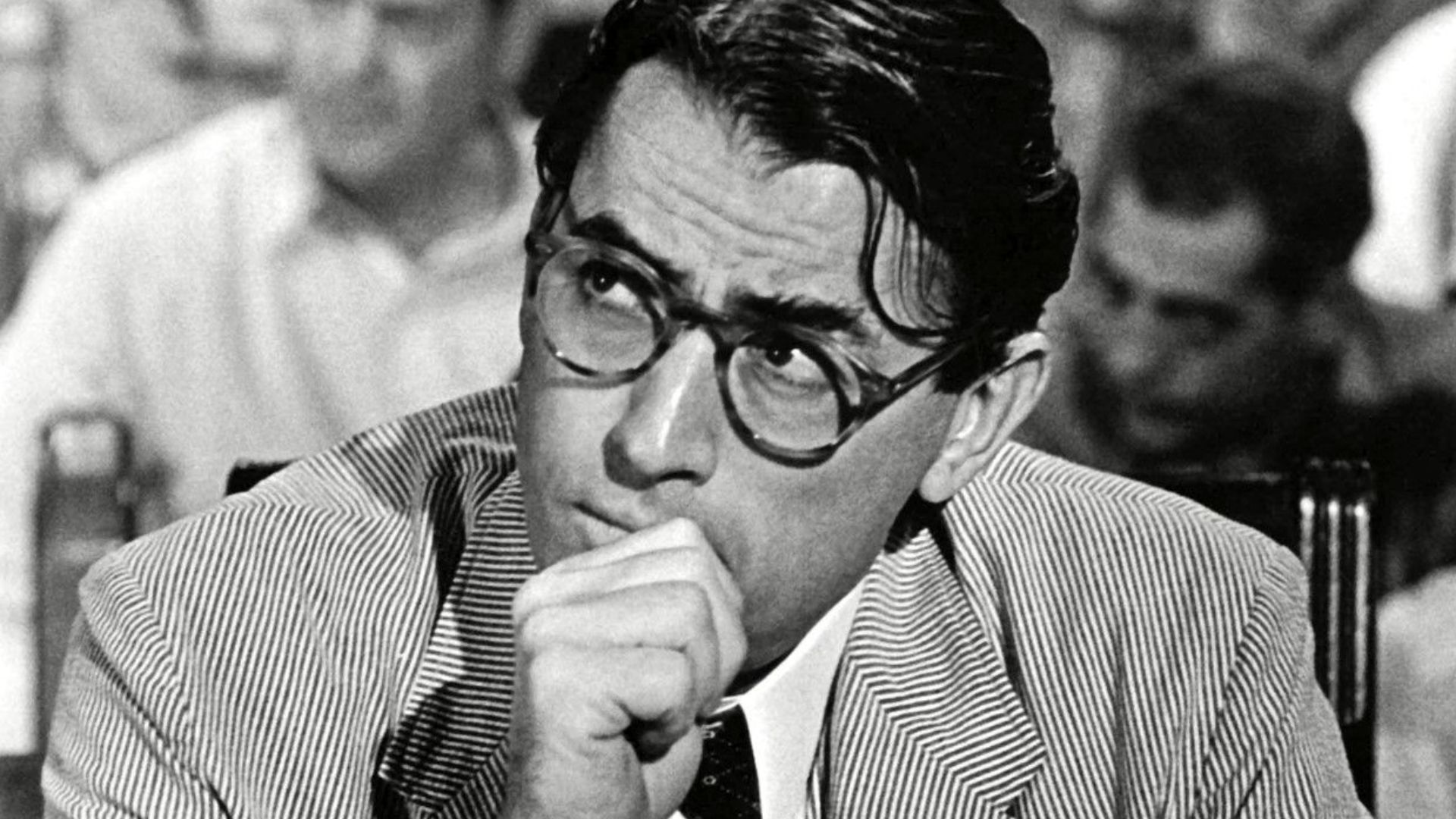 Gregory Peck publicity photo for the film To Kill a Mockingbird, 1962