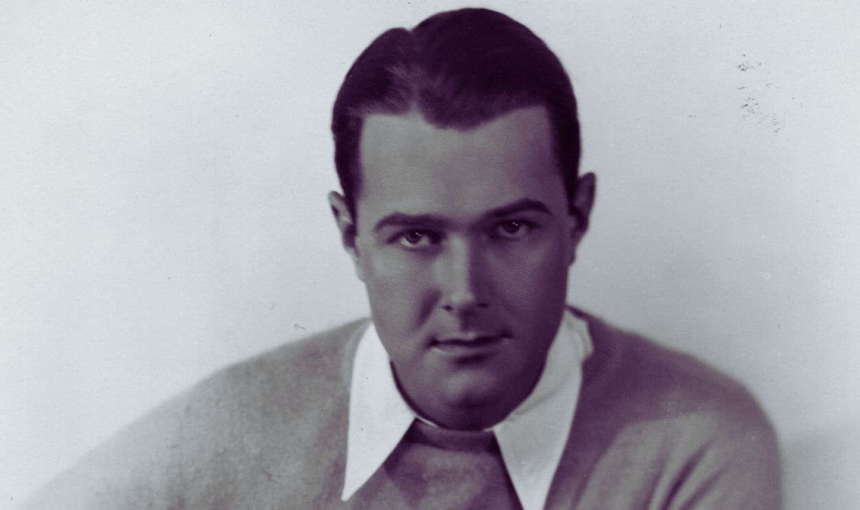 circa 1933: William Haines (1900 - 1973) the Hollywood star of 'Speedway' from MGM.