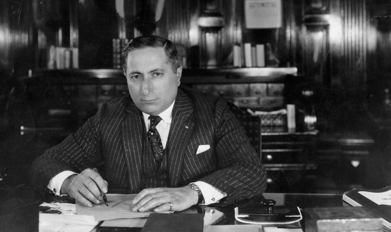 circa 1935: Russian-born American film mogul Louis Burt Mayer (1885 - 1957), head of production at MGM.