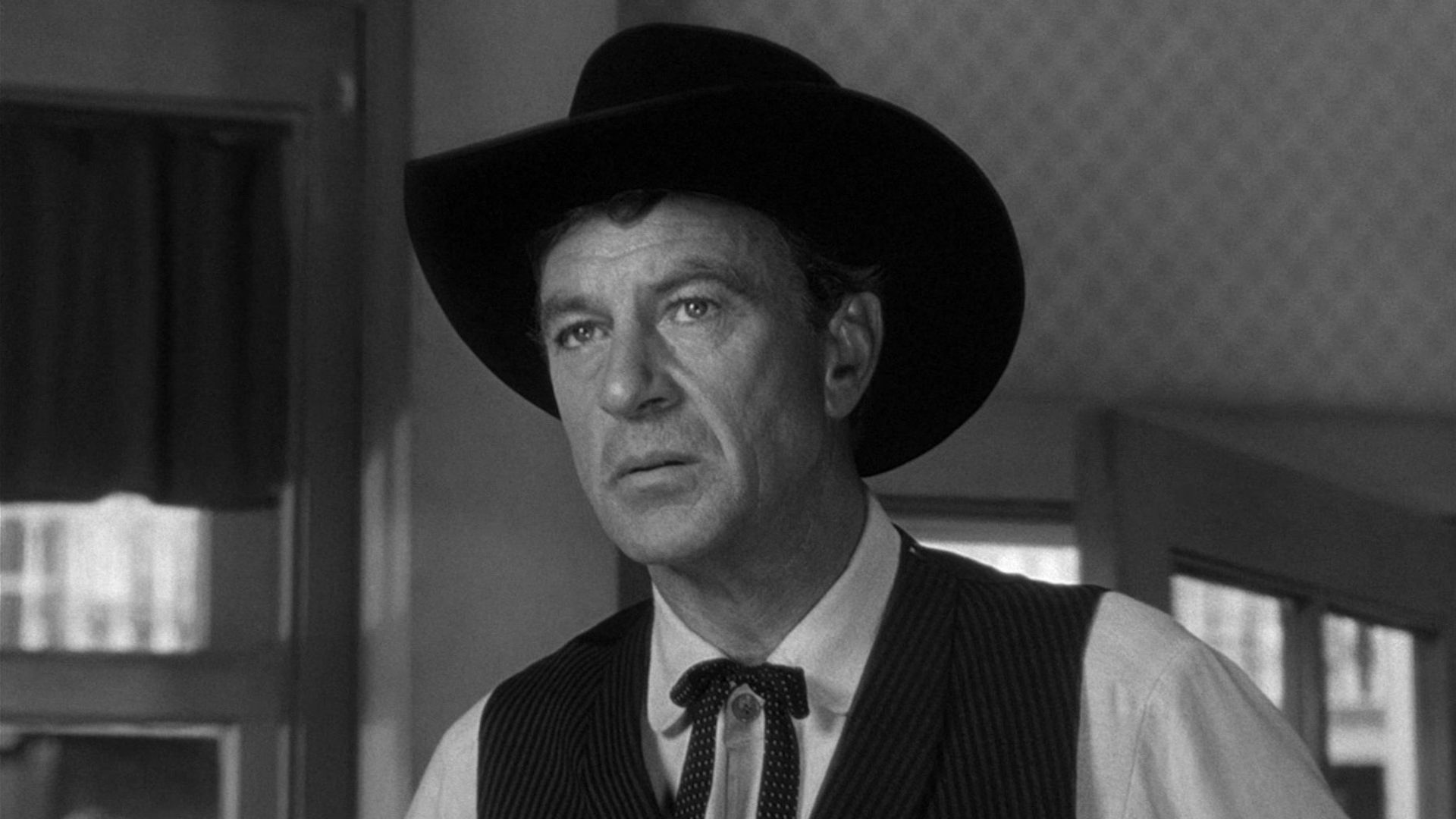 Gary Cooper in the film trailer for High Noon, 1952