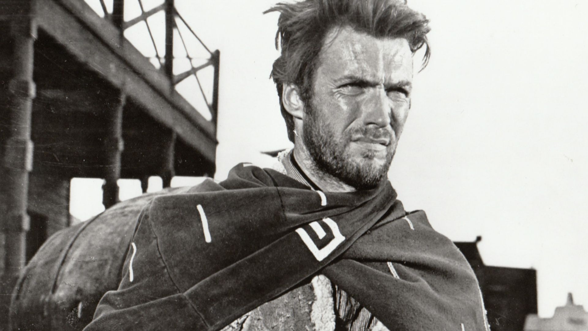 Publicity photo of Clint Eastwood for A Fistful of Dollars (Per un pugno di dollari)