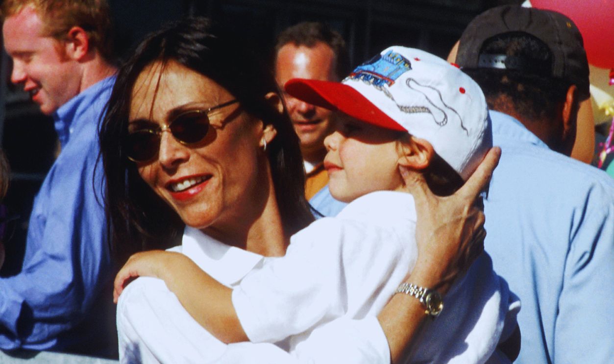 Opening Night Benefit for Ringling Bros Circus for Make a Wish Foundation - July 2, 1998 Kate Jackson and son