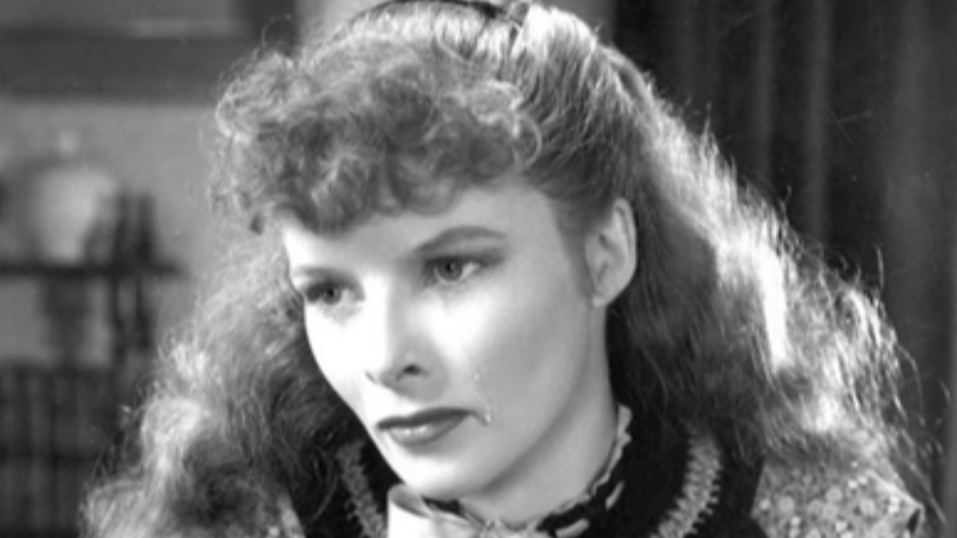 Publicity still of Katharine Hepburn in the 1933 film Little Women.
Such images were taken on set during filming, or as part of an organized photo-shoot, by a studio photographer. They were then disseminated to the media and the public to promote the film