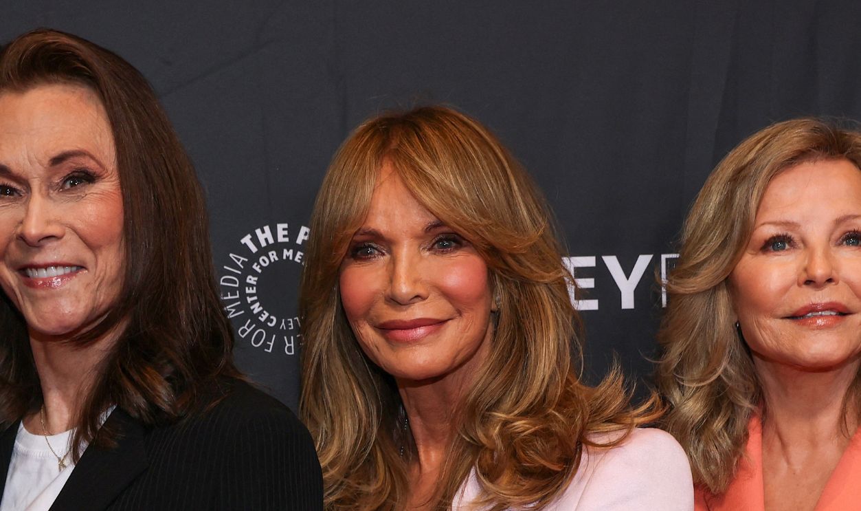 US-ENTERTAINMENT-TELEVISION-CHARLIE'S-ANGELS (L-R) US actress Kate Jackson, US actress Jaclyn Smith and US actress and singer Cheryl Ladd attend "Charlie's Angels" 50th Anniversary Celebration at PaleyFest LA 2026 at the Dolby Theater in Hollywood, California, on April 6, 2026.
