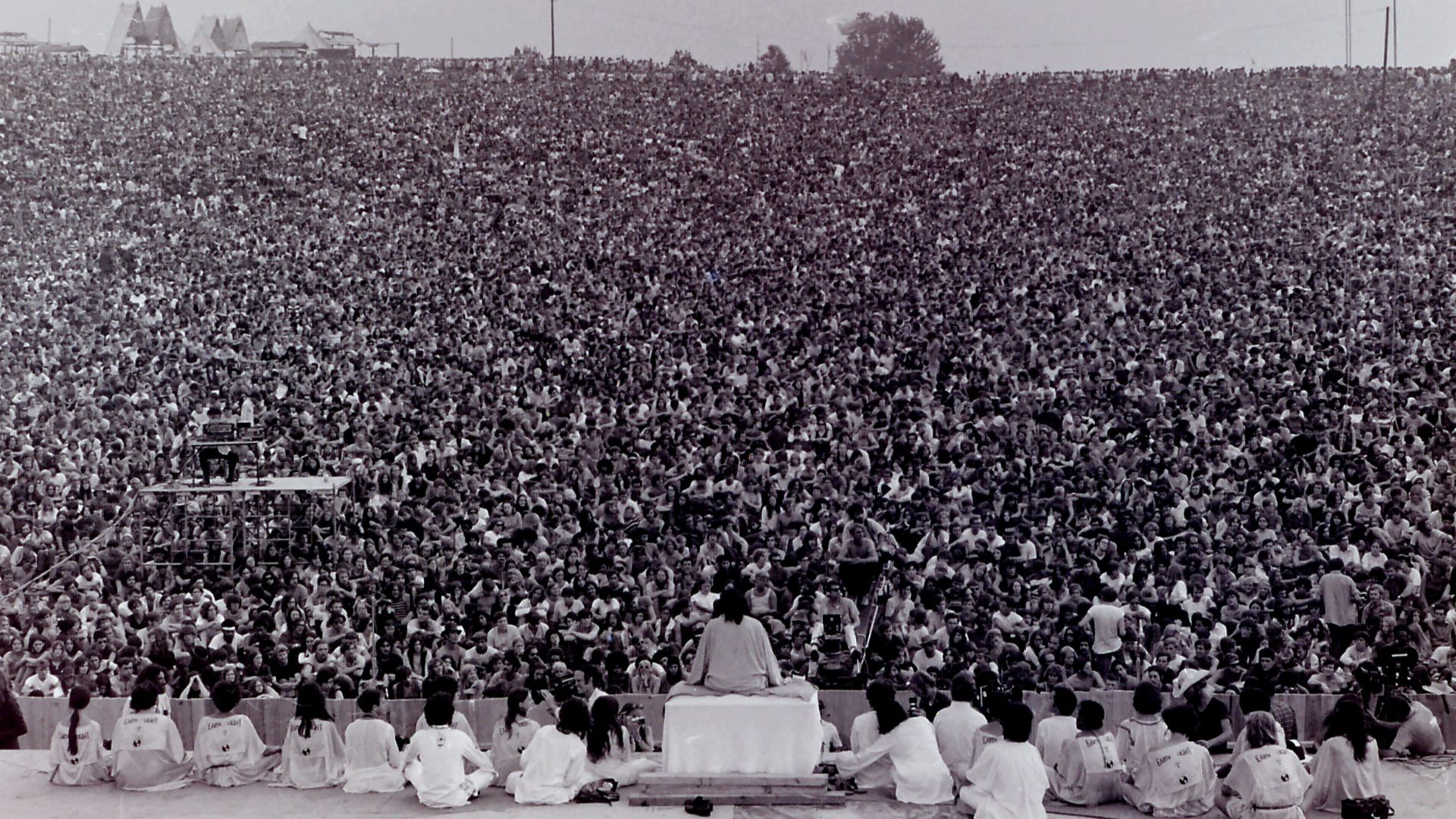 Opening ceremony at Woodstock