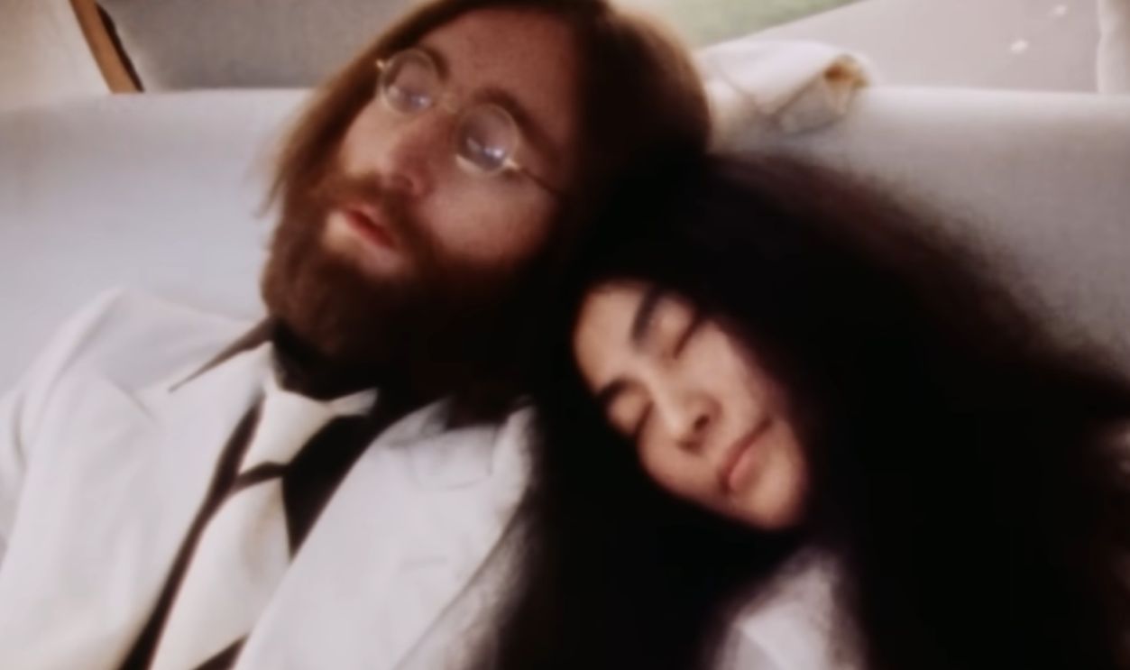 Screenshot from The Ballad of John and Yoko, Apple Records (1969)