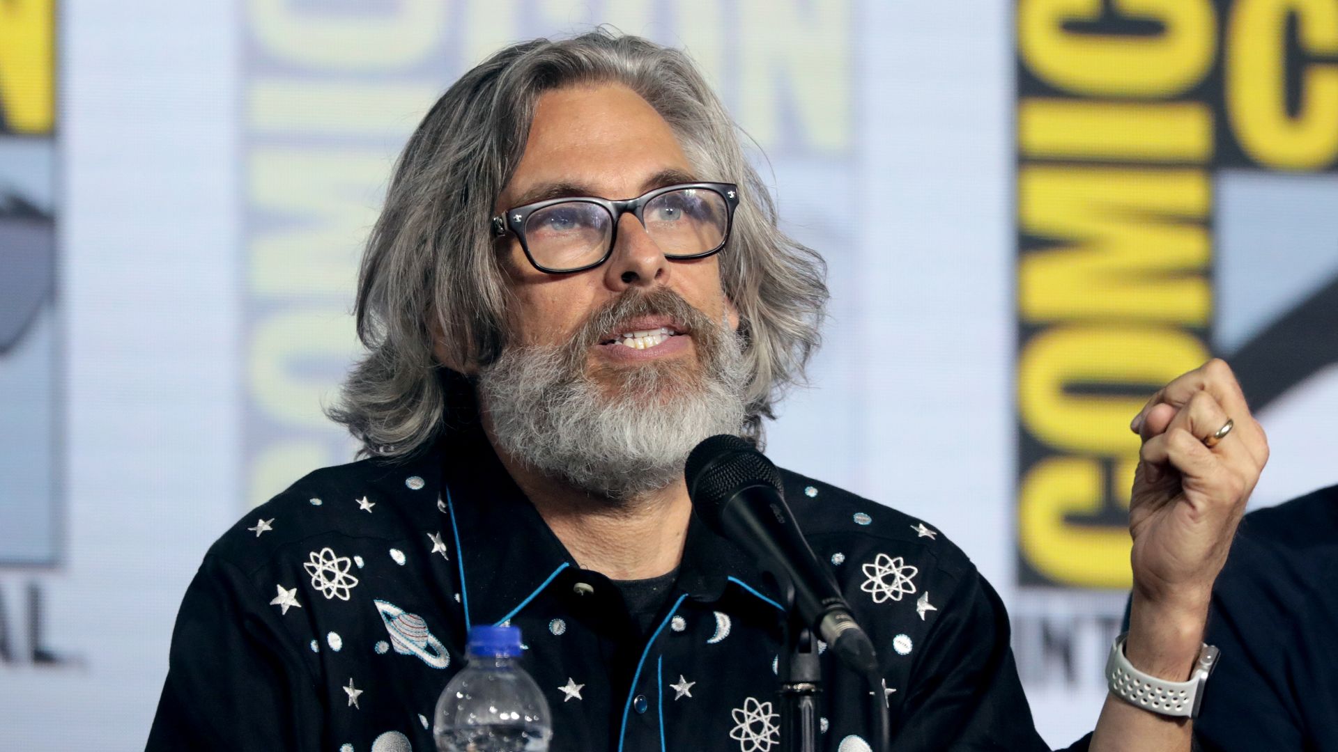 Michael Chabon speaking at the 2019 San Diego Comic Con International, for