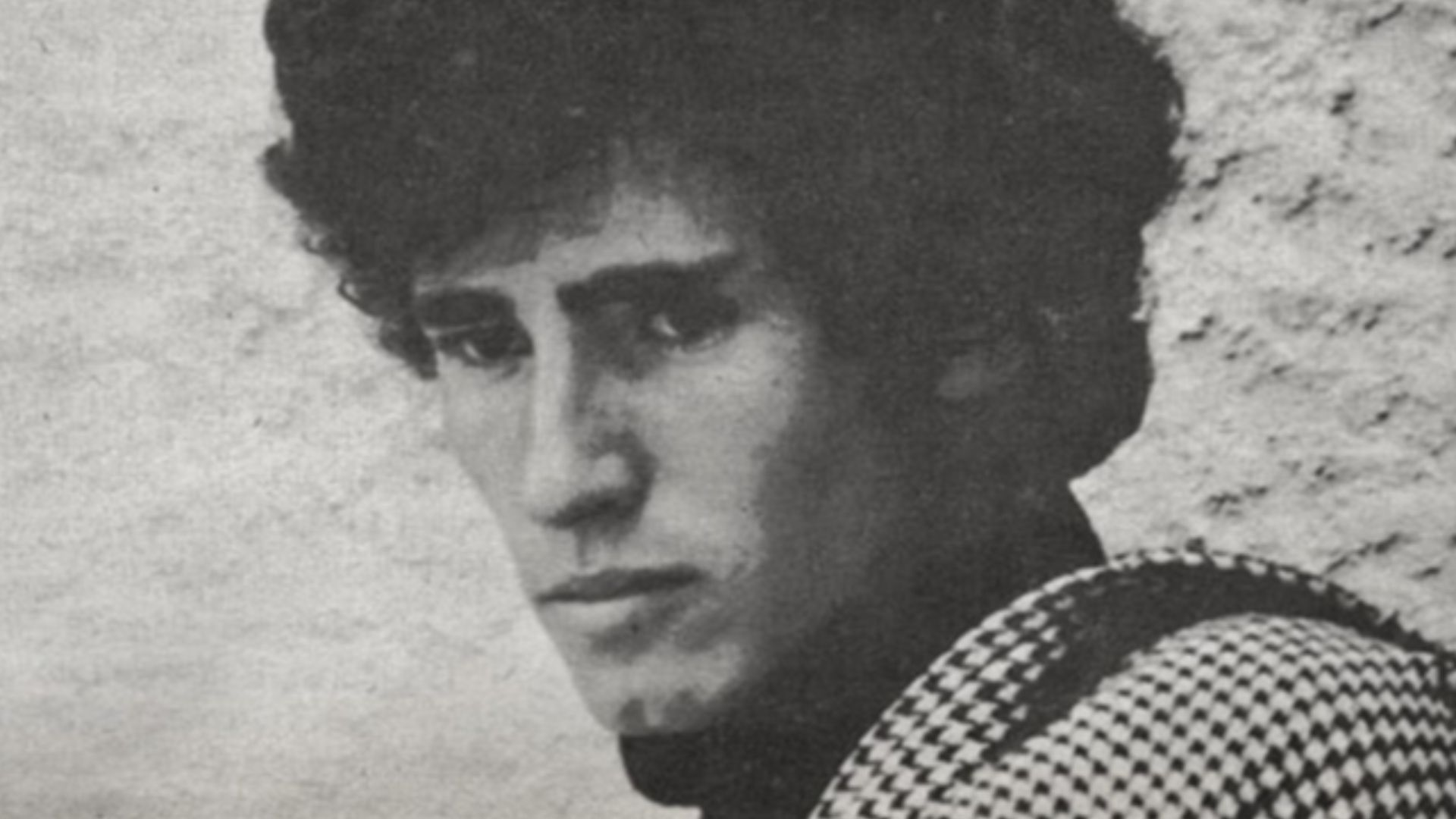 Tim Buckley in October 22, 1966 issue of KRLA Beat magazine. GRAYSCALED