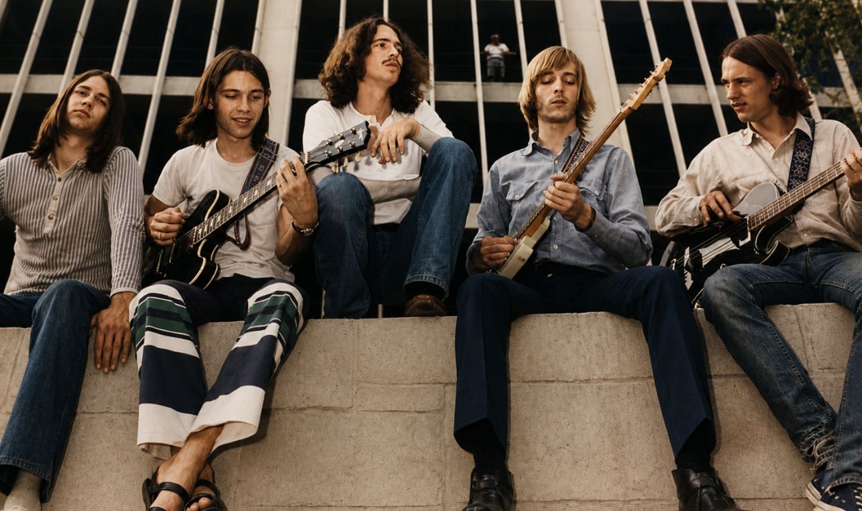Felt band portrait, 1971