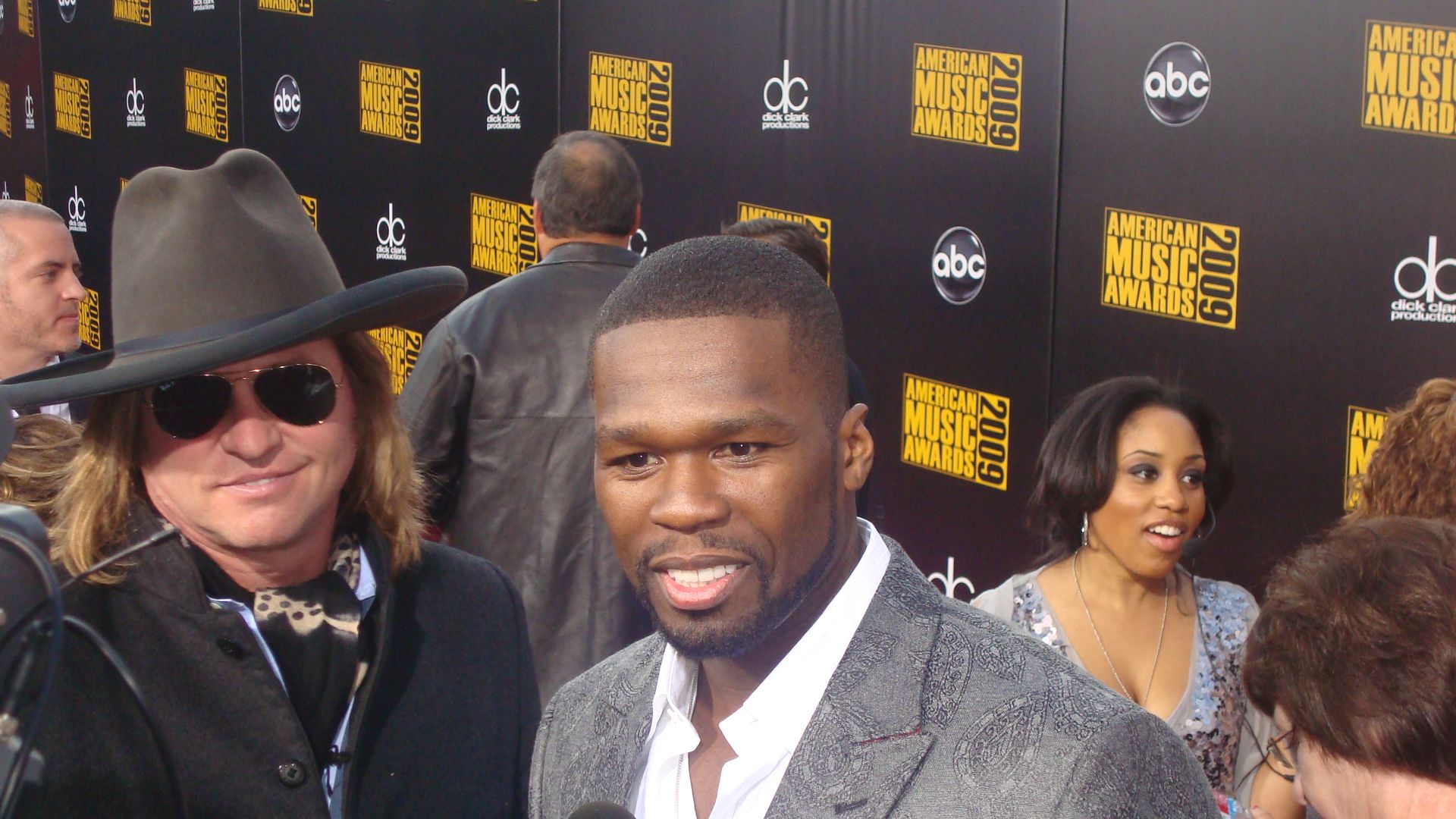 at the american music awards