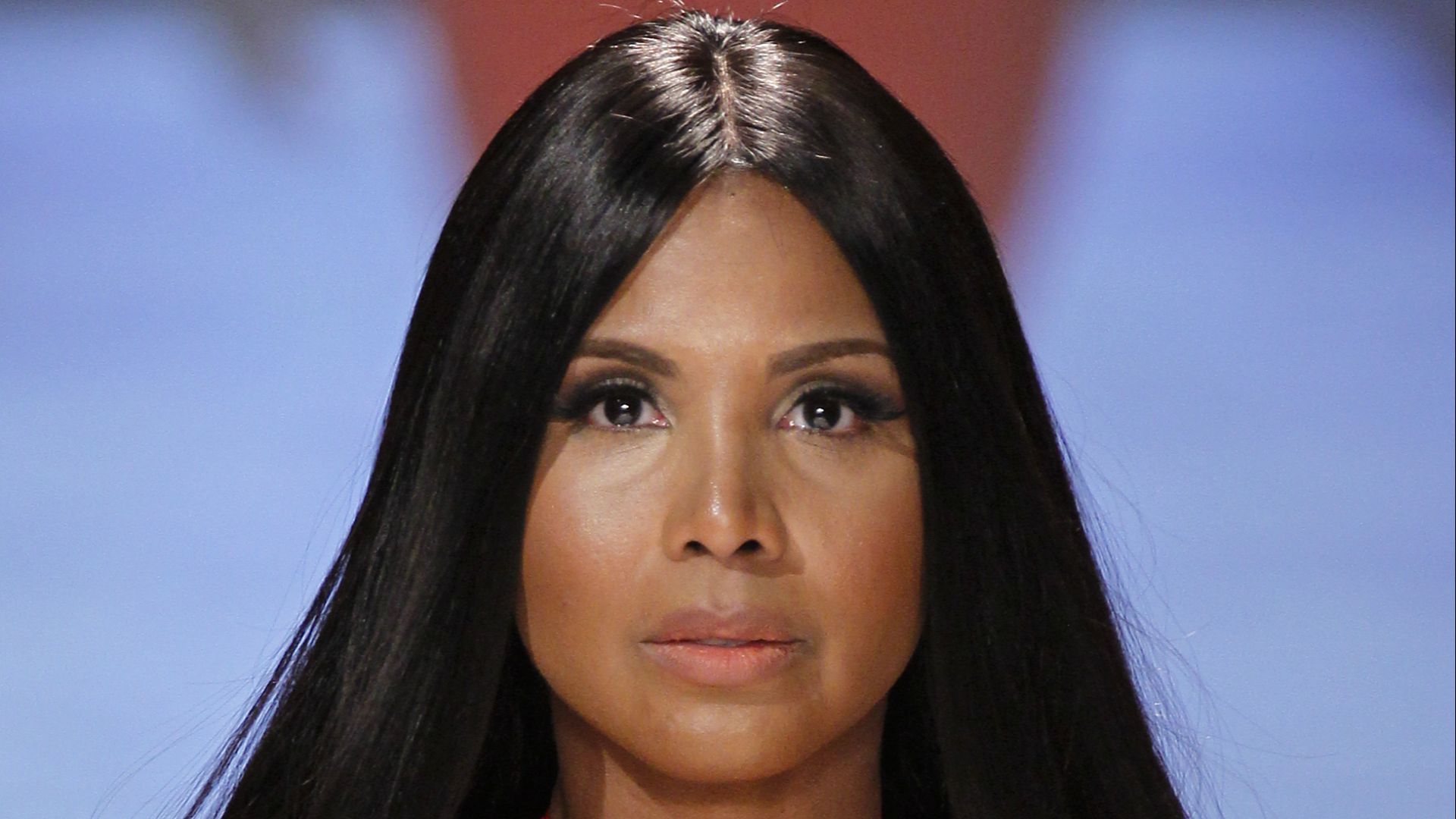 Toni Braxton at the The Heart Truth Red Dress Collection Fashion Show 2013.