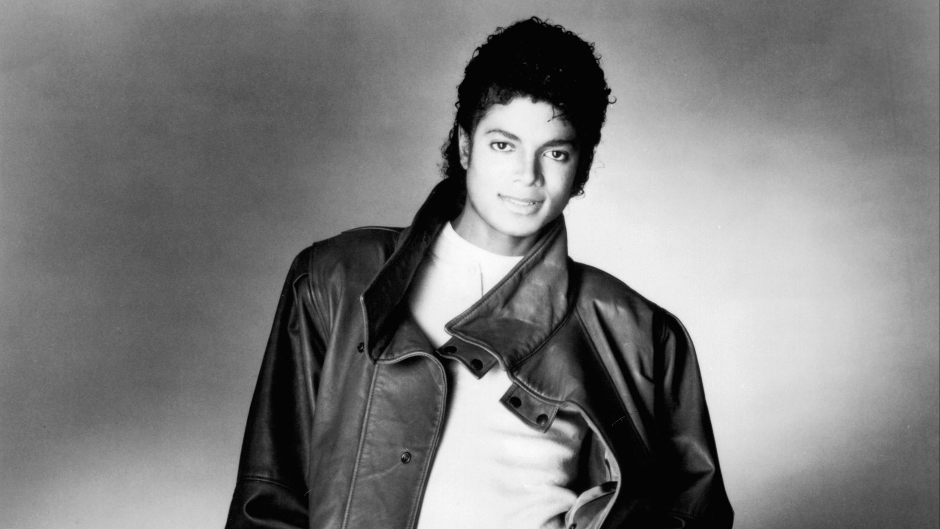 Michael Jackson in a press photo dated to 1983.