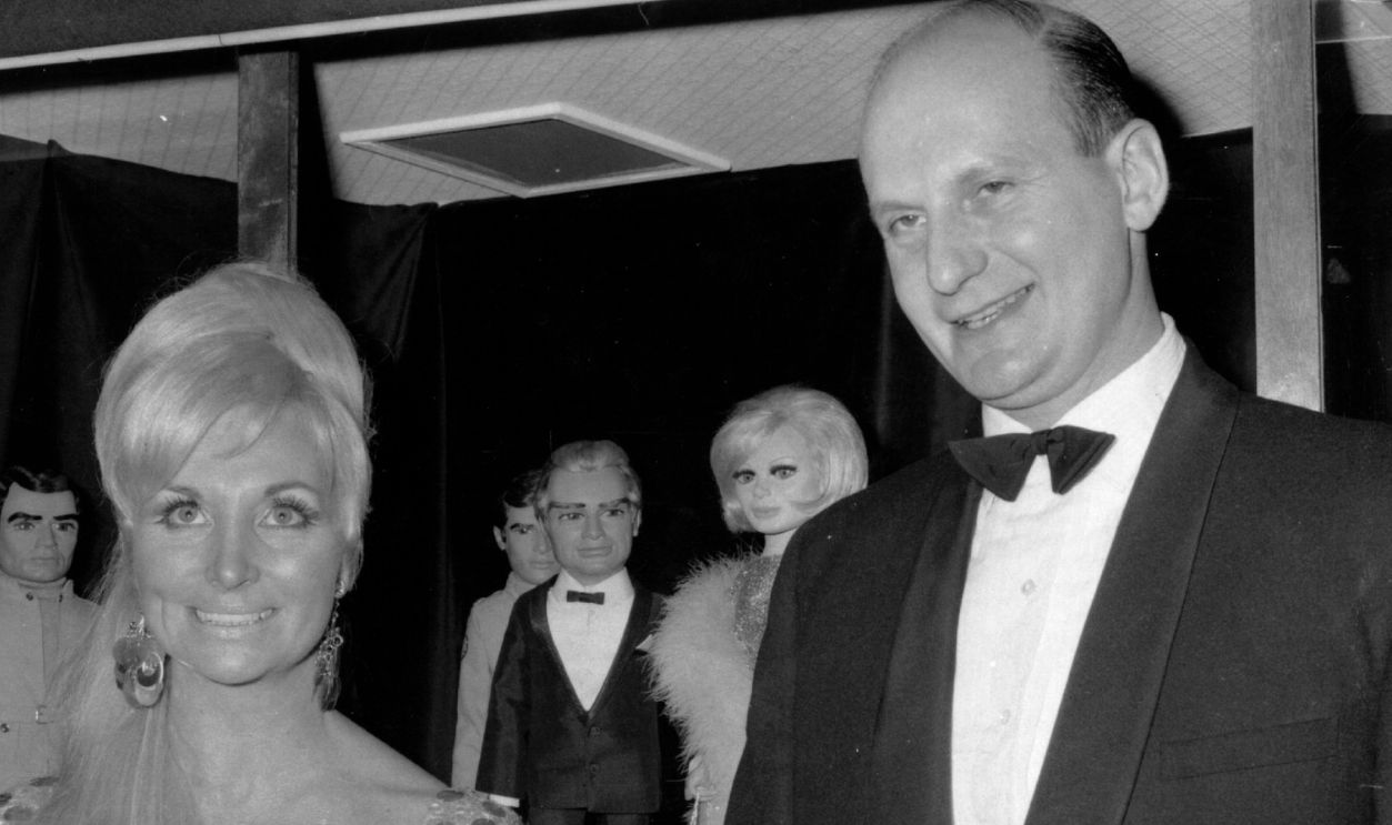 Gerry Anderson Gerry Anderson and his wife, Sylvia, at the premiere of 'Thunderbirds Are Go'.