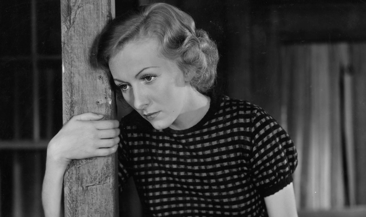 Morley in a scene from the Warner Brothers film 'Black Fury', a social drama about mining and the unions, directed by Michael Curtiz.