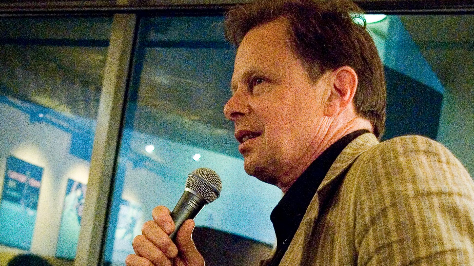 Joe Boyd at the presentation of his book