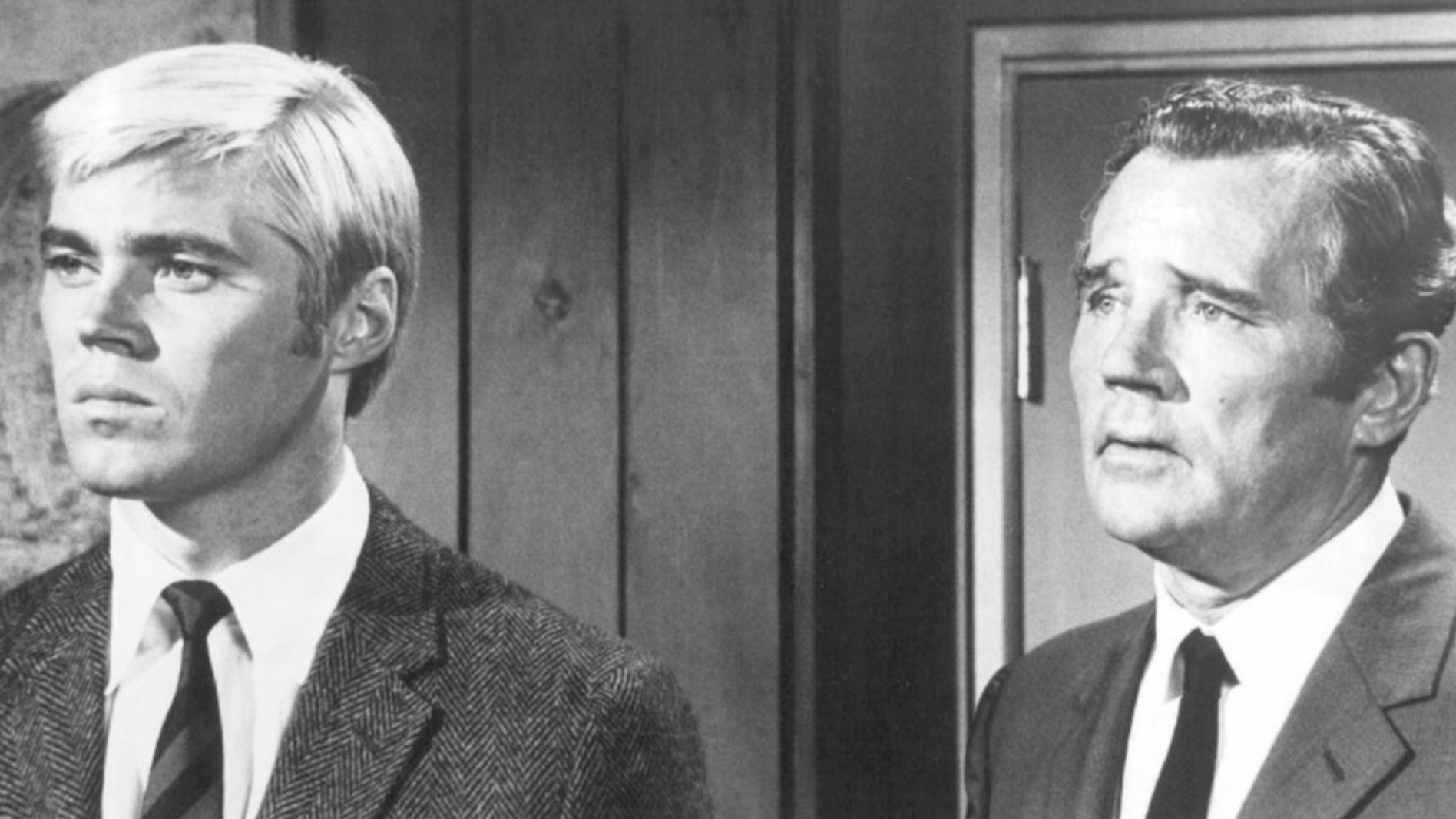 Photo of Dennis Cole and Howard Duff from Felony Squad.