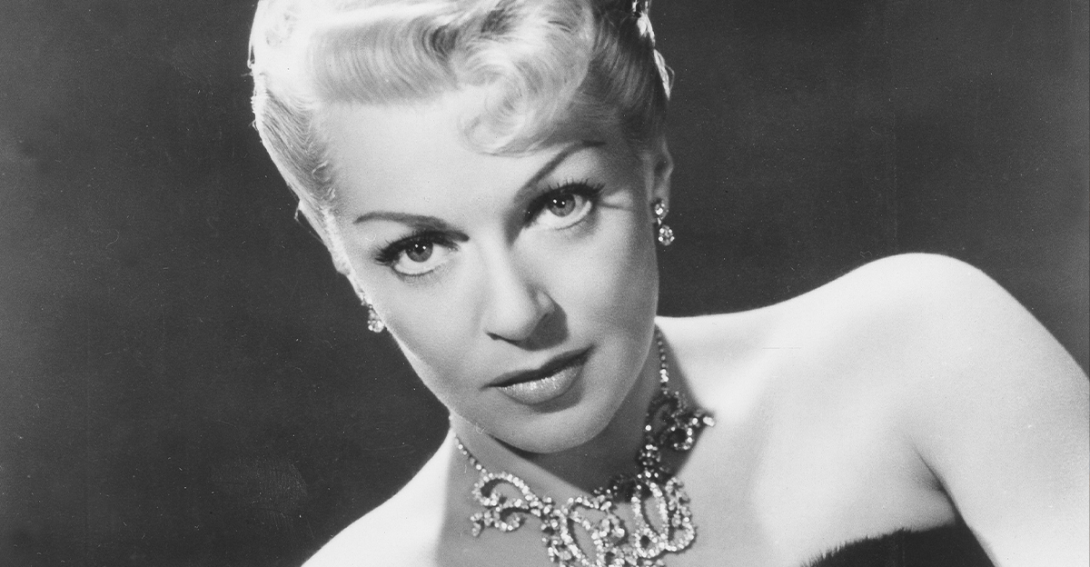 Portrait of Old Hollywood actress, Lana Turner.