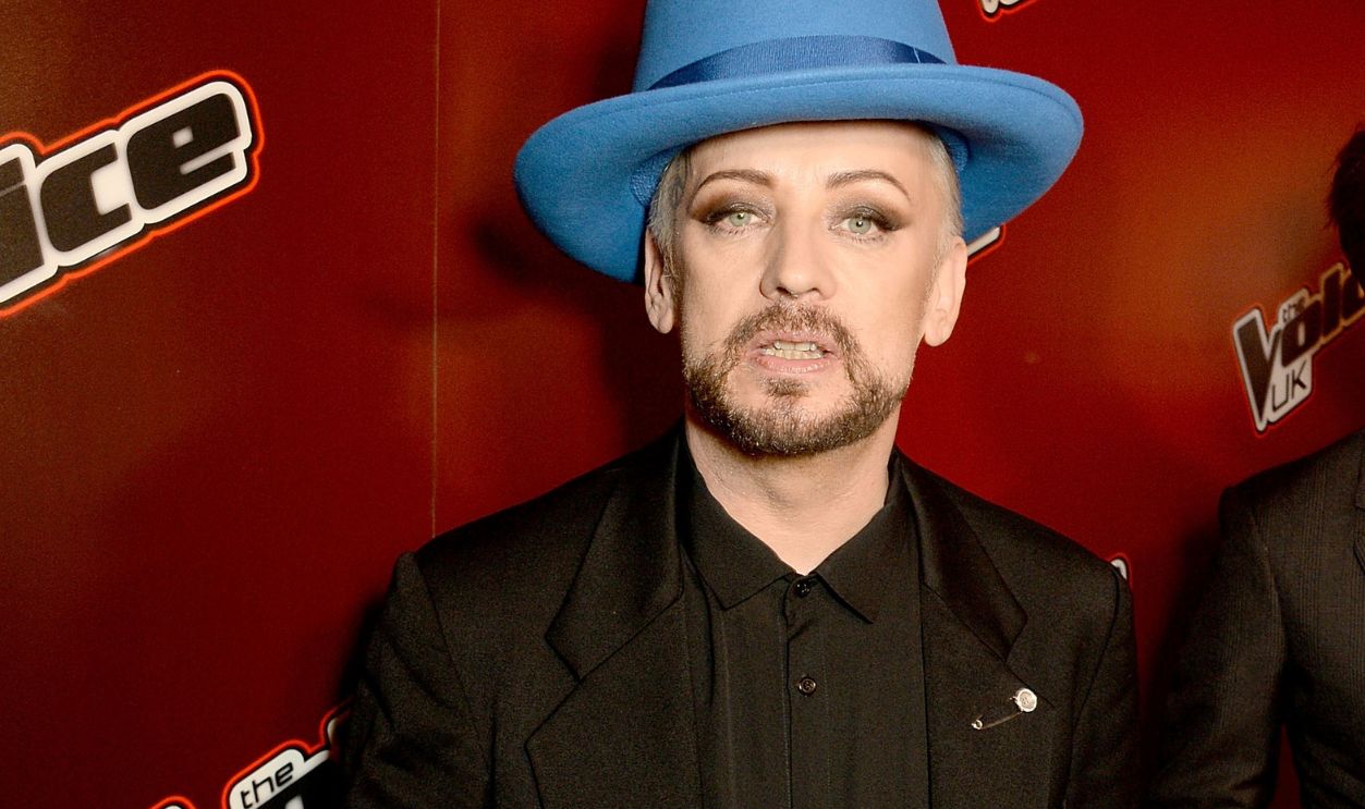 Boy George attends The Voice UK Open Mic Night at The Scotch of St James on March 23, 2016 in London, England. 