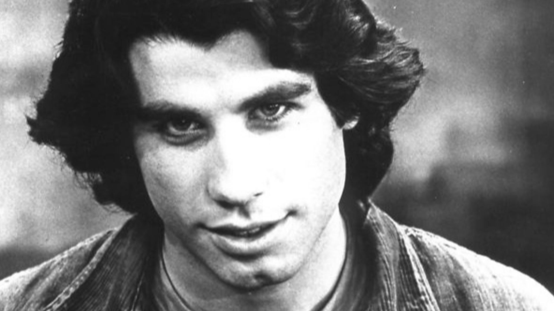 Publicity photo of American actor John Travolta promoting his role on the ABC television series Welcome Back, Kotter.